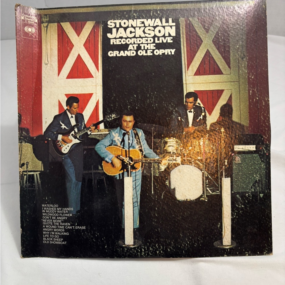 Stonewall Jackson Live at the Grand Ole Opry vinyl LP